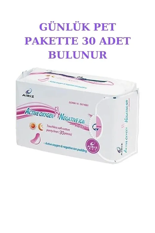 Airiz GUNLUK Tiens Günlük Ped ( 30 Adet ) Emici Yapısı Yumuşak Pamuklu Katman Kadın Pedi