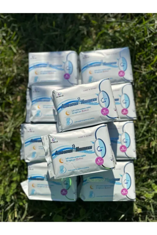 Airiz onuzonlugece Tiens Hijyenik Kadın Pedi 10 Paket 8'li Gece