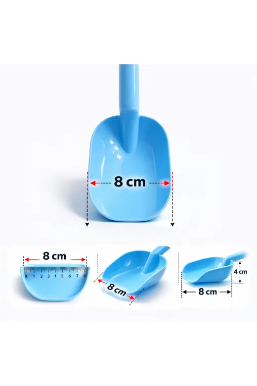 akatsuki 8368 Plastik Erzak Küreği 8 Cm