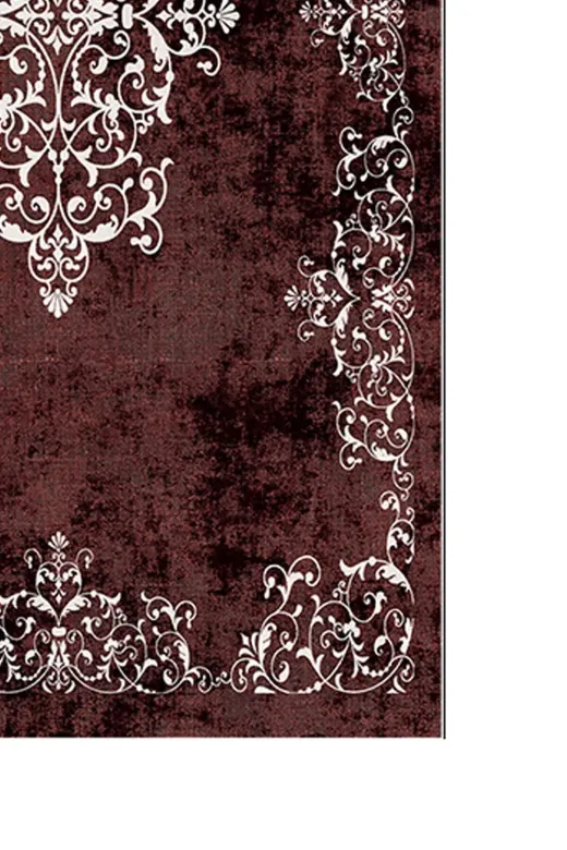 ALANUR 510616 Trend Kaymaz Taban Dijital Banyo 2'li Klozet Takımı Bordo