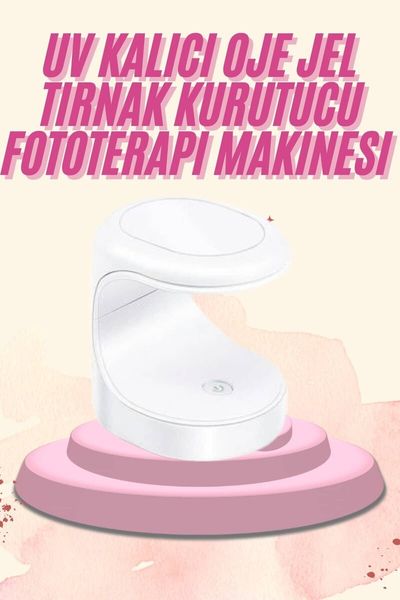Ally 125853956 Mini Taşınabilir Kalıcı Oje Jel Tırnak Kurutucu Fototerapi Makinesi 76644855