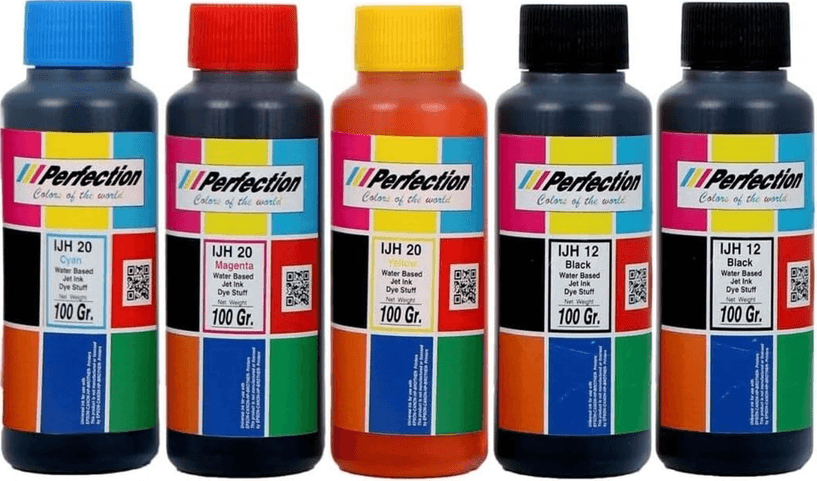 Almetra 109683252 Perfection Epson Uyumlu 103 L1110, L1210, L1250, L3110 Tanklı Yazıcı Mürekkep Dolum Seti 5X100 Gr.