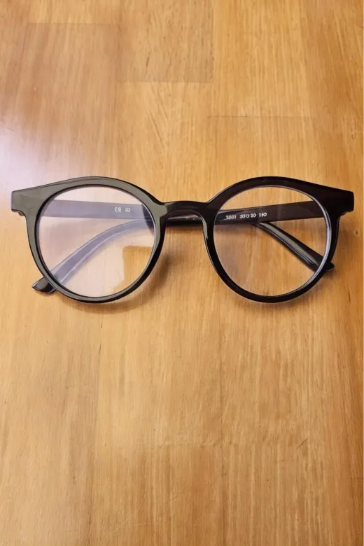 ALMR-492 Unisex London Mavi Işık Korumalı Dinlendirici Yuvarlak Model Ekran Gözlüğü
