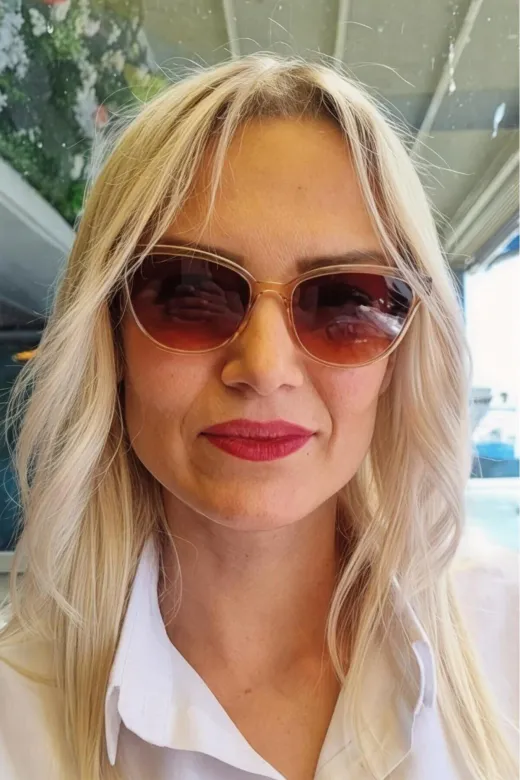 ALMR-911 Kadın Clara Cat Eye Retro Model Güneş Gözlüğü