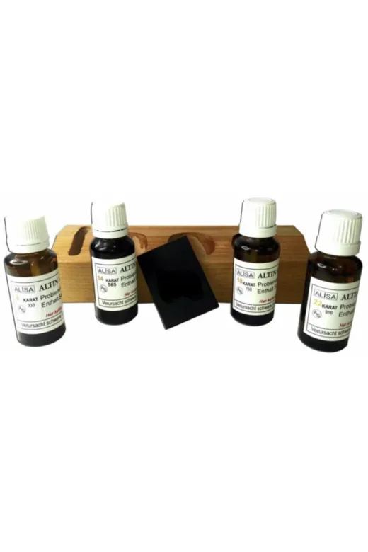 Altın Kontrol Ayar Suları Set