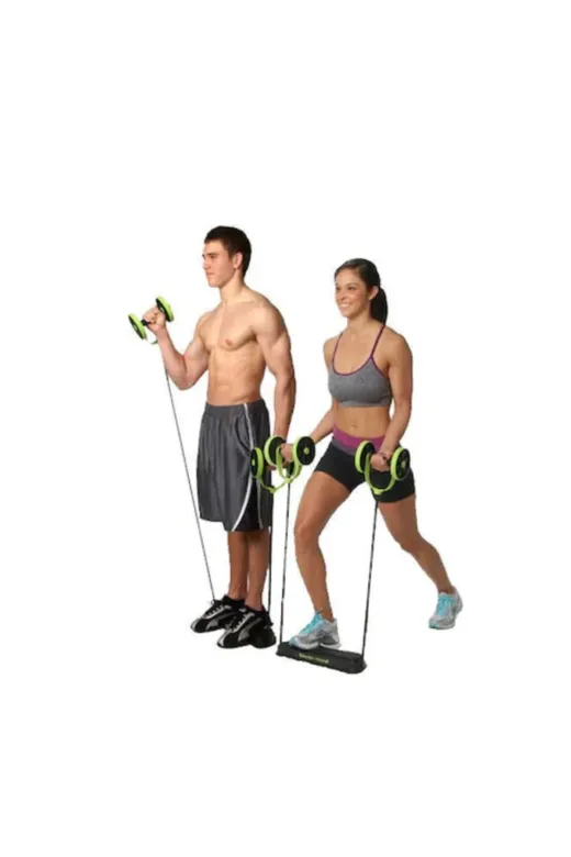 Altun T6217 Siyah Multiflex Revo Pro Egzersiz Spor Aleti Tekerlekli Lastikli Karın