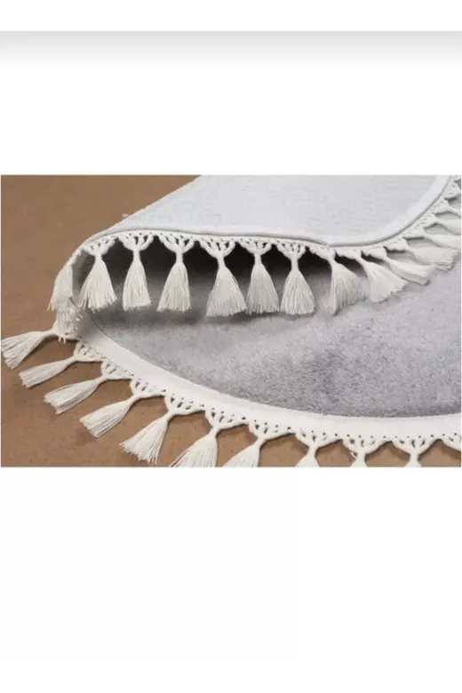 Altun TYC4U3JJCN170725407055792 Carpet Açık Gıri Ponpon Saçaklı 50*50 Jel Kaymaz Post Pelüş Halı Çöklü Ölçü