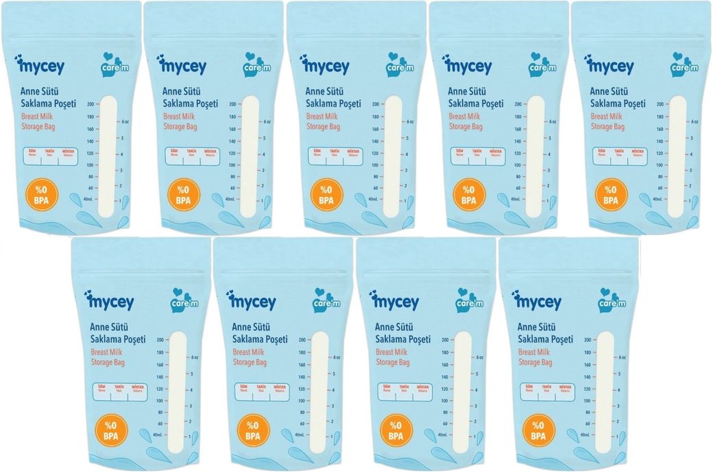 Anne Sütü Saklama Poşeti (9 Lu Set)