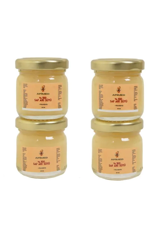 APİMED APDS106 Saf Ari Sütü(4*40Gr) | , Enerji Ve Vitamin Kaynağı Ekonomik Set