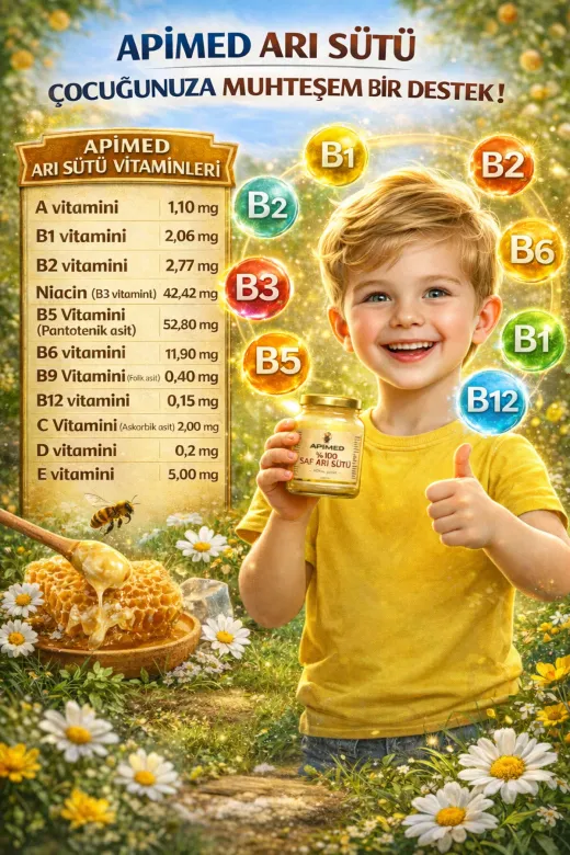 APİMED APMD130 Saf Ari Sütü (150 Gr) – Doğadan Gelen Enerji, Soğuk Zincir Garantisiyle