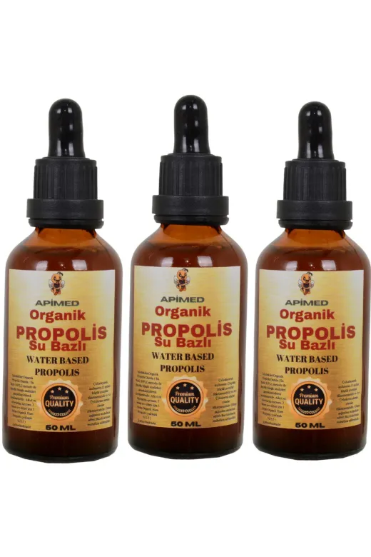 APİMED SDVX34534 Propolis Su Bazli (3*50Ml) Efsane Firsat