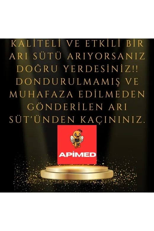 APİMED SFDG65 Ari Sütü (900Gr) Avantajli Ürünstrafor Kutuda Buz Poşeti İle Gönderim