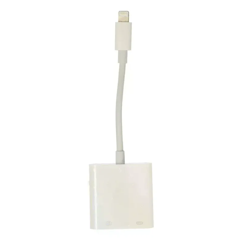 Apr22 Iphone Otg 2in1 - Beyaz