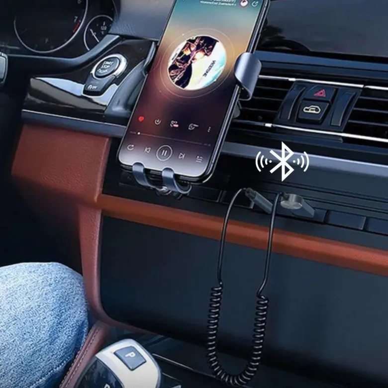 Araba için Bluetooth Aux Alıcısı Wireless Araç Kiti (4745)