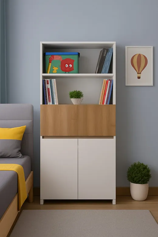 arionkids ARION-CM-05 Kitaplıklı Ve Açılabilir Çalışma Masası Çok Amaçlı Ünite – %100 Mdf | Yerli Üretim