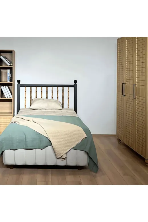 arionkids ARIONDLP23 Pera Wood Dolap 3 Kapaklı-Çekmeceli | %100 Mdf | Rehau Kaplama Panjur Kapak | Ağaç Ayaklı
