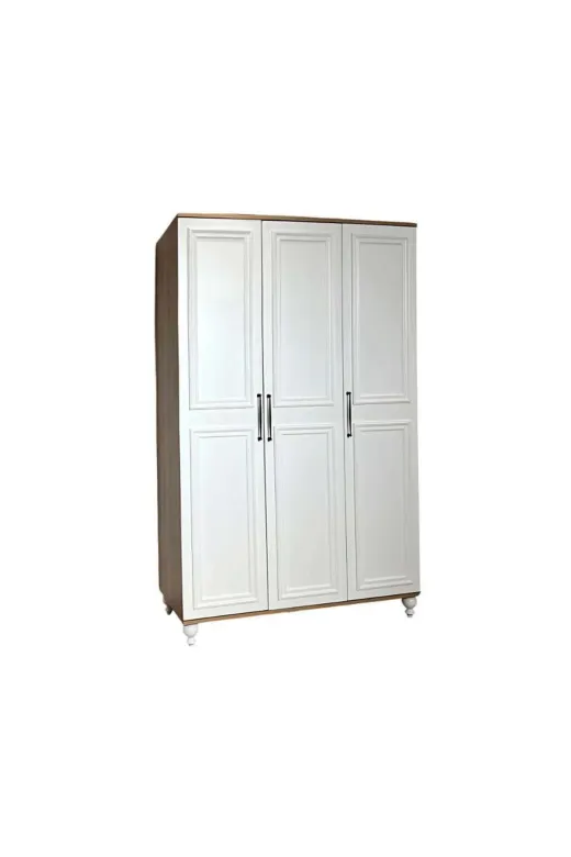 arionkids ARIONDLP92 Sicilya Dolap 3 Kapaklı-Çekmeceli | %100 Mdf | Rehau Kapaklı | Çekmeceli | Ağaç Ayaklı