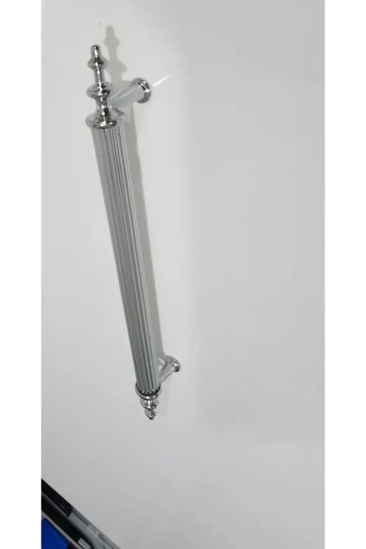 ARS TAŞ ARS160V01 Damla Lüx Krom 160Mm Aleminyum Metal Boru Kulp Dolap Çekmece Dolap Kulpları Ve Kulpu Kararma Yapmaz
