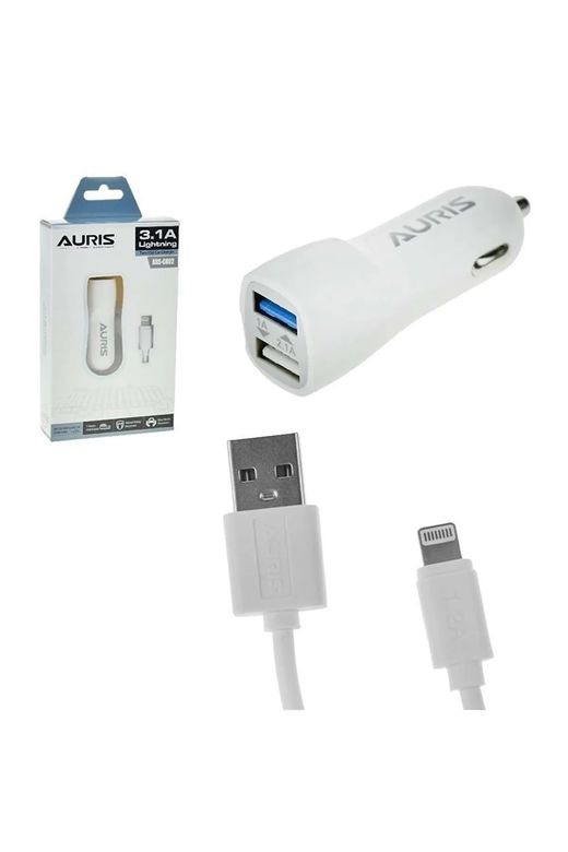 ARSCR02 Auris Ars-Cr02 3.4A Lightining Usb 2Li Giriş Araç Şarj Başlığı Çakmaklık