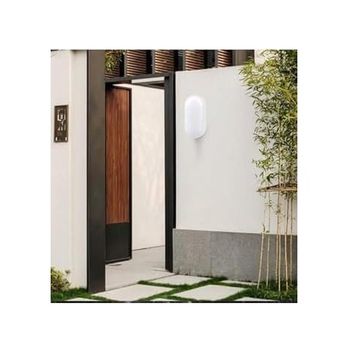 ART 57855210124139880184975 Balkon Lambası Teras Lambası 15W Beyaz Duvar Lambası Beyaz Işık Banyo Lambası Tavan Lambası Beyaz Abanoz