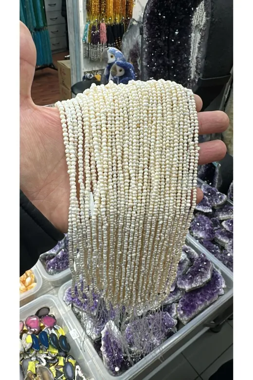 ART LİFE DOĞALTAŞ Natural Stones artlıfe5000258 Gerçek Kum İnci ( 3-4 Mm)