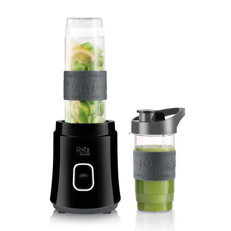 Arzum FELİXBLENDER Felix Fl196 Mix N Joy Kişisel Blender 600W, 570Ml Hazne, 400Ml Şişe, Siyah