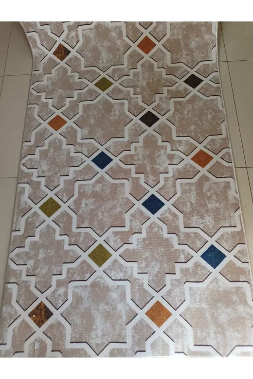 Aslan Home kpgmlduty1 Rengarenk Yolluk Yıkanabilir Kaymaz Taban Dört Mevsimlik Salon Banyo Balkon, Genç Odası Kesme Yolluk