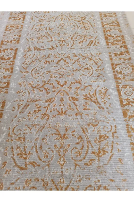 Aslan Home ytkodsdpr1 Yatak Odası Takımı Üç Lü Yolluk , Kaliteli Gold Desenli Halı