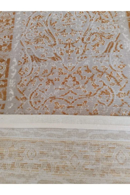 Aslan Home ytkodsdpr1 Yatak Odası Takımı Üç Lü Yolluk , Kaliteli Gold Desenli Halı
