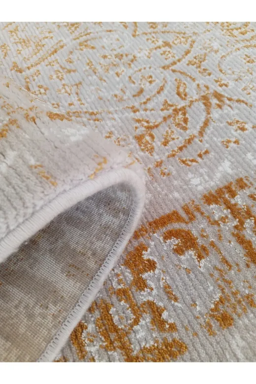 Aslan Home ytkodsdpr1 Yatak Odası Takımı Üç Lü Yolluk , Kaliteli Gold Desenli Halı