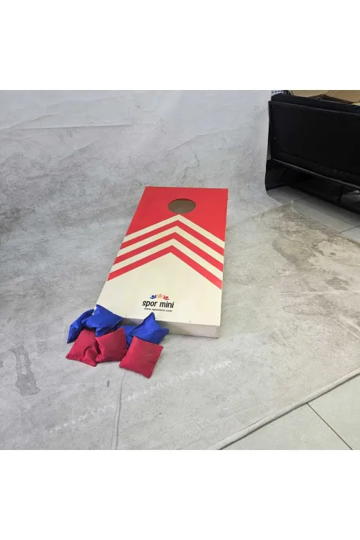assa spor AKT-036-K Corn Hole Kırmızı Oyun Seti Profesyonel