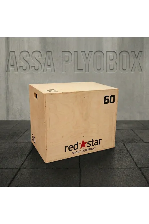 assa spor CRS-048 Plyo Box 50X60X75 Zıplama Kutusu-Montajlı Step Tahtası Profesyonel