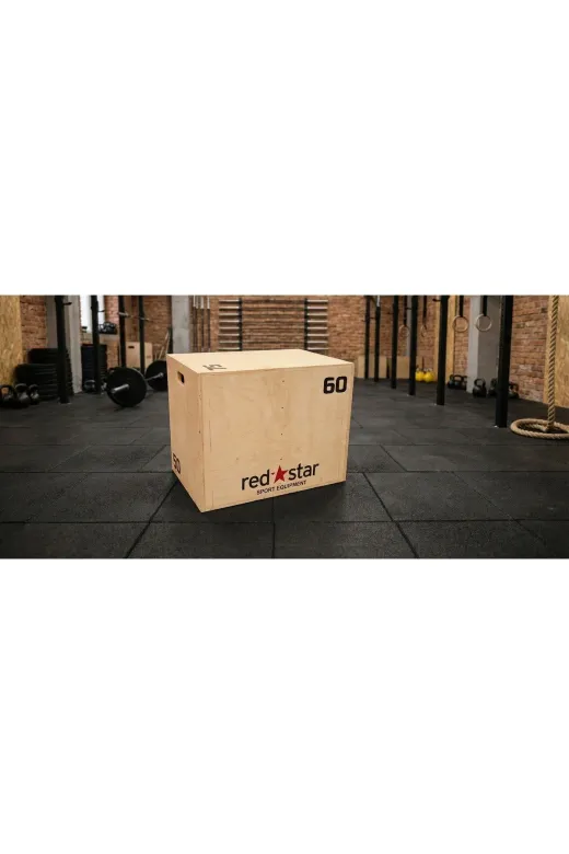 assa spor CRS-048 Plyo Box 50X60X75 Zıplama Kutusu-Montajlı Step Tahtası Profesyonel