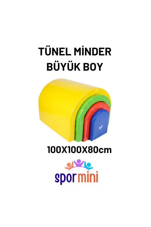 ASSASPOR JIM-056 Tünel Jimnastik Parkur Minder 4'lü Jimnastik Minderi Profesyonel