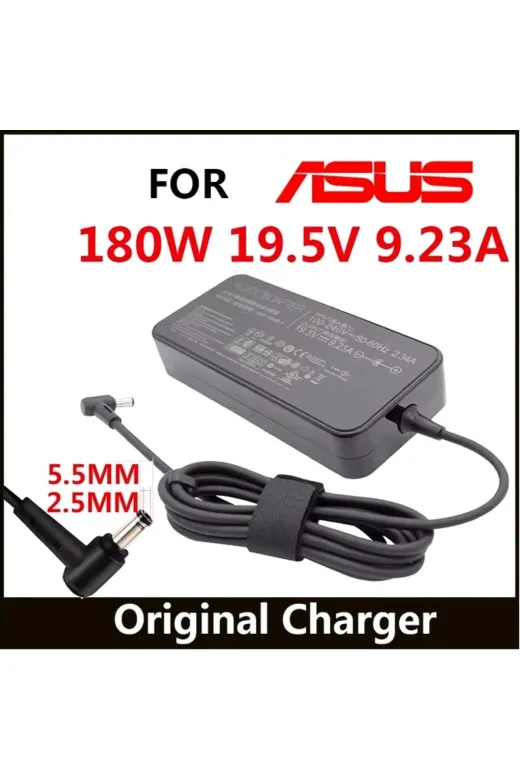 ASUS NA-KR60895V2 Rog 19.5V 9.23A 180W Notebook Adaptör 5.5Mm/2.5Mm (19V 9.5A Uyumlu) / Orjinal Üretici