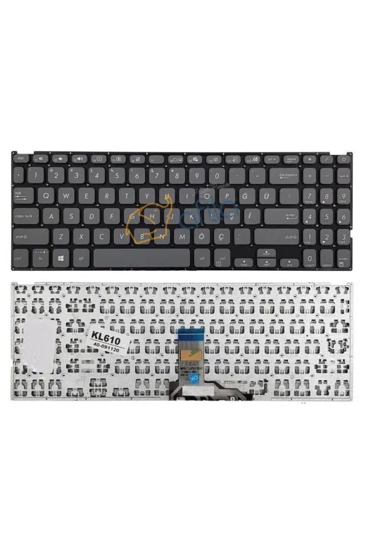 ASUS NK-KR30652S..-x.11zZ406 Vivobook S15 M515Da-Ej002Ts, M515Da-Br1394W Klavyesi (Siyah Tr)