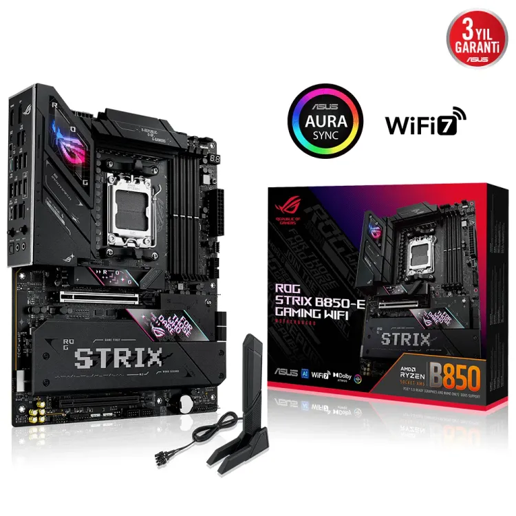 Asus ROG Strix B850-E Gaming Wi-Fi AM5 DDR5 Anakart