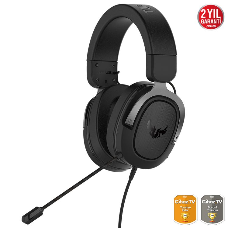 Asus TUF Gaming H3 Gun Metal 7.1 Surround Kulaklık