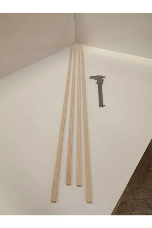 atölyebaneta 8mm*8mm*80cm Uçurtma Çıtası Atölye Baneta 8Milimetre X 8Milimetre 80Cm Boyunda 6 Adet