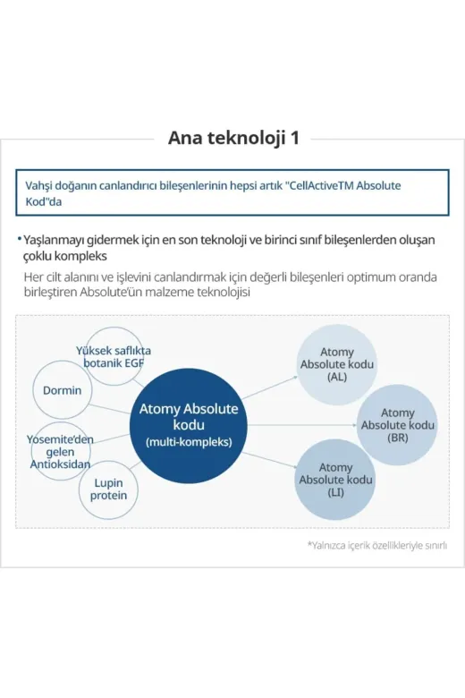 Atomy absuletset Absolute Cellactive Cilt Bakım Seti