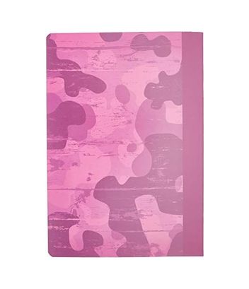 Attwood 126618934 A4 Kareli Okul Defteri Pembe Kamuflaj 80 Yaprak