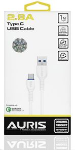Auris Ars-Cb08 2.8A Type-C 1M Usb Kablo