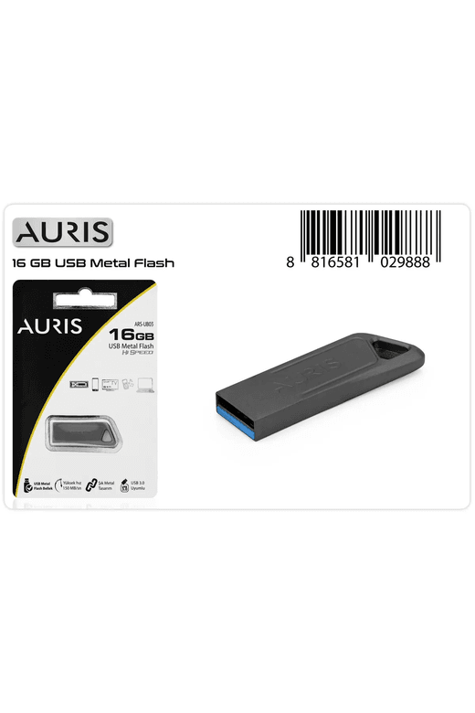 Auris Ars-Ub03 16Gb Usb Metal Flash Bellek