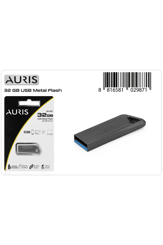Auris Ars-Ub03 32Gb Usb Metal Flash Bellek