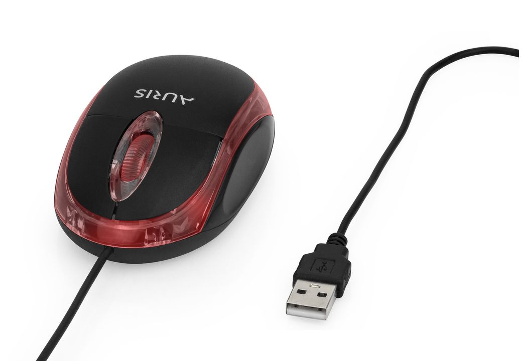 Auris Işıklı 800 Dpi 1.2 Metre Kablolu Optik Mouse Her İki El İçin Ergonomik Tasarım Ars-Ms02