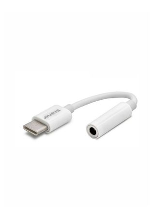 Auris Type-C To 3.5Mm Audio Aux Jack Çevirici Dönüştürücü Adaptör Beyaz Ars-Ta04