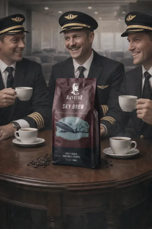 Aviator Coffee ACSB5 Sky Brew %100 Arabica Single Origin Taze Kahve Çekirdek / Öğütülmüş Filtre 500 Gr.