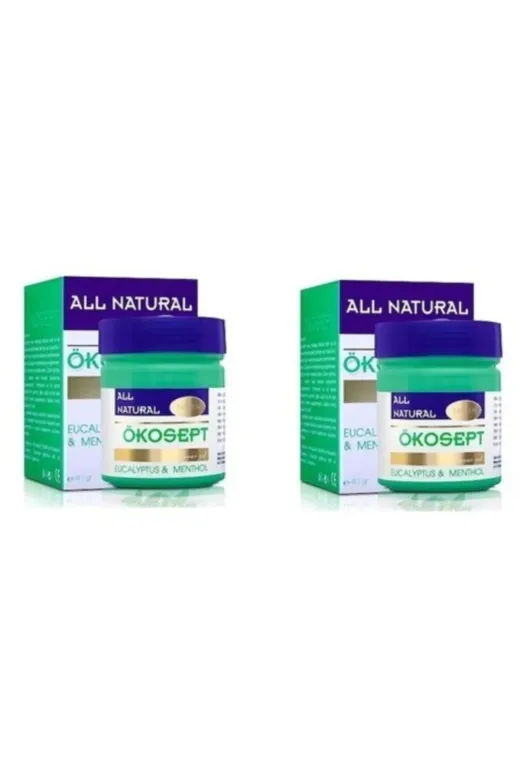 Aybars baharat bvrty65 All Natural Ökosept Barıyer Jel Eucalyptus &menthol 40Gr Nefes Acar Vıksdır.ilac Degıldır.