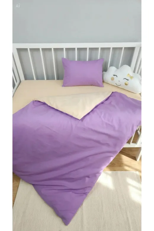 Baby Clime 6USR-90130-1 5 Parça Bebek Uyku Seti 90X130 Yorgan - Bulut Yastık Hediyeli