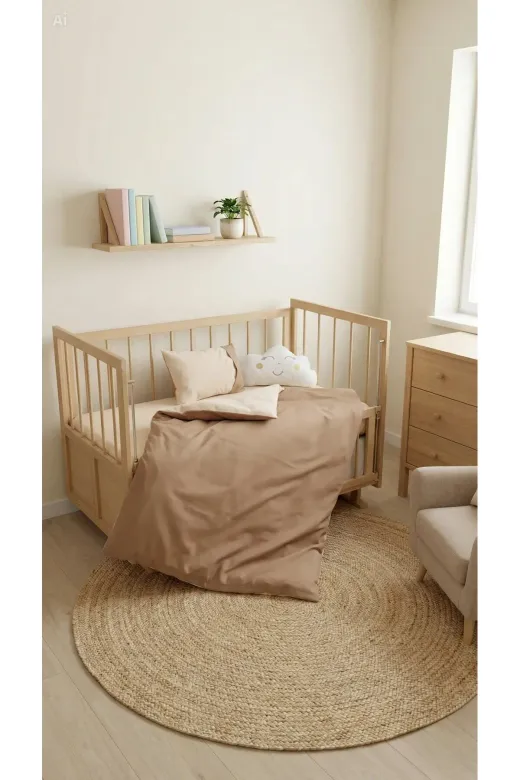 Baby Clime 6USR-90130-1 5 Parça Uyku Seti 90X130 Yorgan - Bulut Yastık Hediyeli